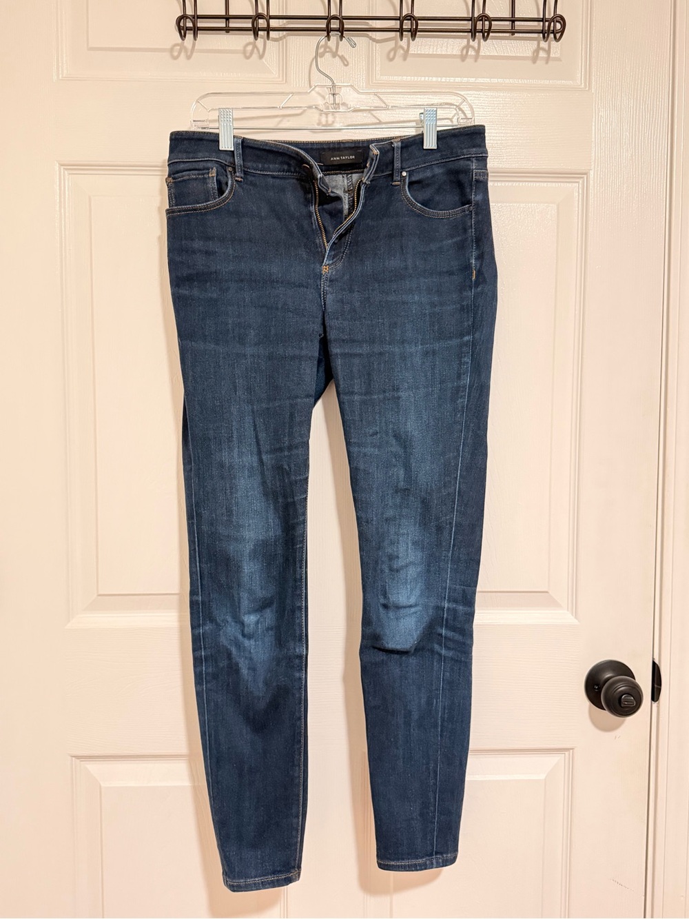 Ann Taylor Dark Blue Skinny Jeans